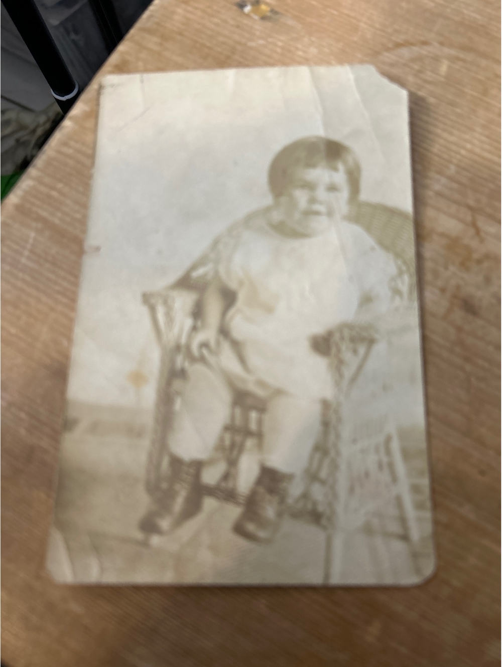 Vintage photograph of a child
